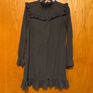 Who What Wear Polka dot dress